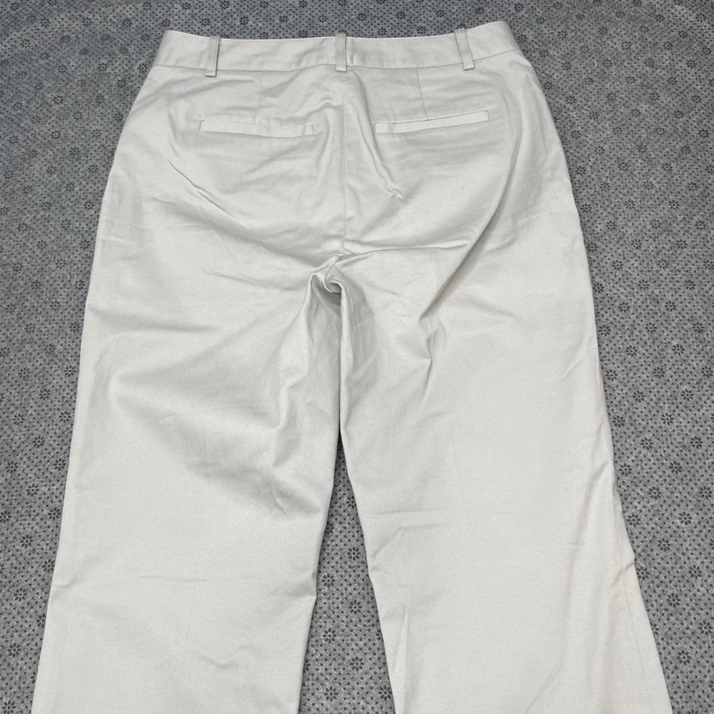 NEW Brooks Brothers 346 Madison Ave Khaki Wide Leg Stretch Pants Size 2  W30xL30